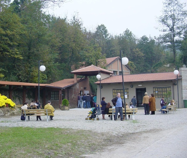 Vista dell'ingresso del dinamitificio Nobel