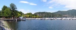 Panorama del lago dall'imbarcadero di Como