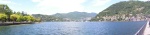 Panorama del lago dall'imbarcadero di Como