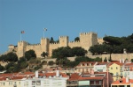 Castelo So Jorge visto dall'Elevador de Santa Justa