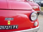 Vista frontale di Fiat (Ferrari ?) 500