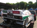 Lancia Rally 037 Evo 2 durante le verifiche tecniche