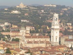 Verona vista dalla torre dei Lamberti: il Duomo