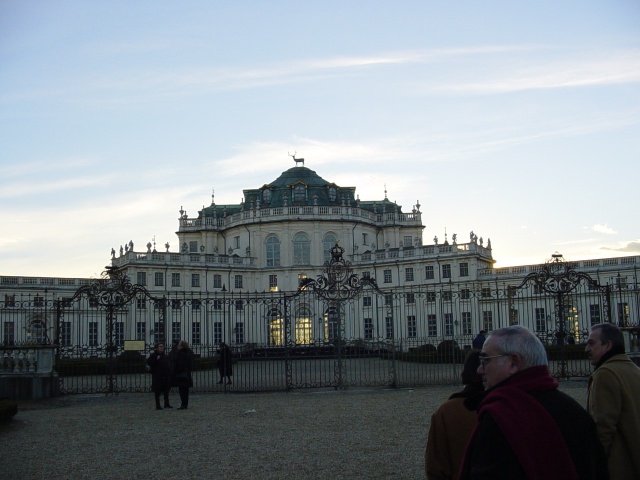 Vista frontale della palazzina di caccia di Stupinigi