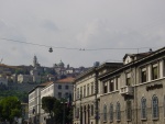 La citta'alta vista da quella bassa