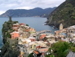 Vernazza vista dall'alto, andando verso Corniglia