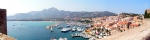 Panorama di Calvi dalla Citta' Alta
