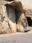 Roccia della citta' alta di Calvi