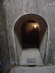 Galleria per l'accesso alla macchina