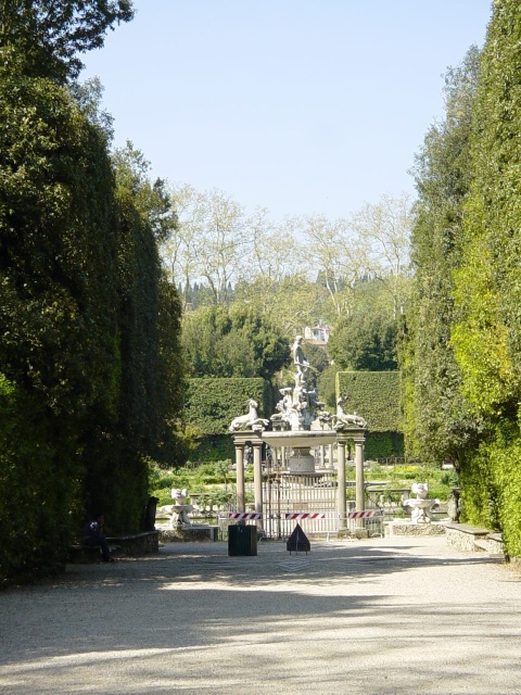 Giardino di Boboli: veduta dell'isolotto