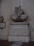 Chiesa di S.Croce: tomba di Macchiavelli