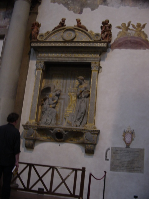 Chiesa di S.Croce: Annunciazione di Donatello
