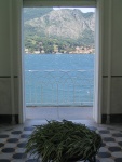 Il lago dal chiosco in stile moresco di Villa Melzi a Bellagio