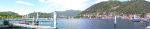 Panorama del lago dall'imbarcadero di Como