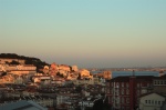 Panorama al tramonto