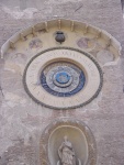 Particolare dell'orologio Astronomico del Palazzo della Ragione, in piazza delle Erbe