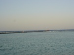 Spiaggia con molo