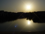 Tramonto sul laghetto