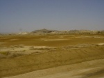 Deserto sulla strada per l'aereoporto