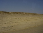 Deserto sulla strada per l'aereoporto