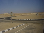 Rotonda nel deserto. Ci sara' cosi' tanto traffico ?