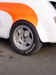 Particolare di una ruota di Fiat 500
