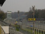 Rettilineo dei box e prima curva del circuito Junior