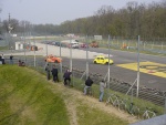 Curva del circuito Junior, in prossimita' della variante Ascari